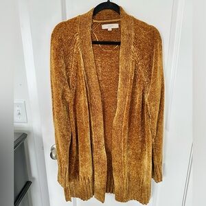 LOFT Chenille Open Cardigan